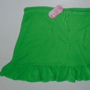 Vintage Drawstring Waist Beach Summer Fun Skirt